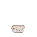 AAA Replica Louis Vuitton LV VINTAGE POCHETTE ACCESSORIES MULTICOLOUR MONOGRAM CANVAS WHITE GHW