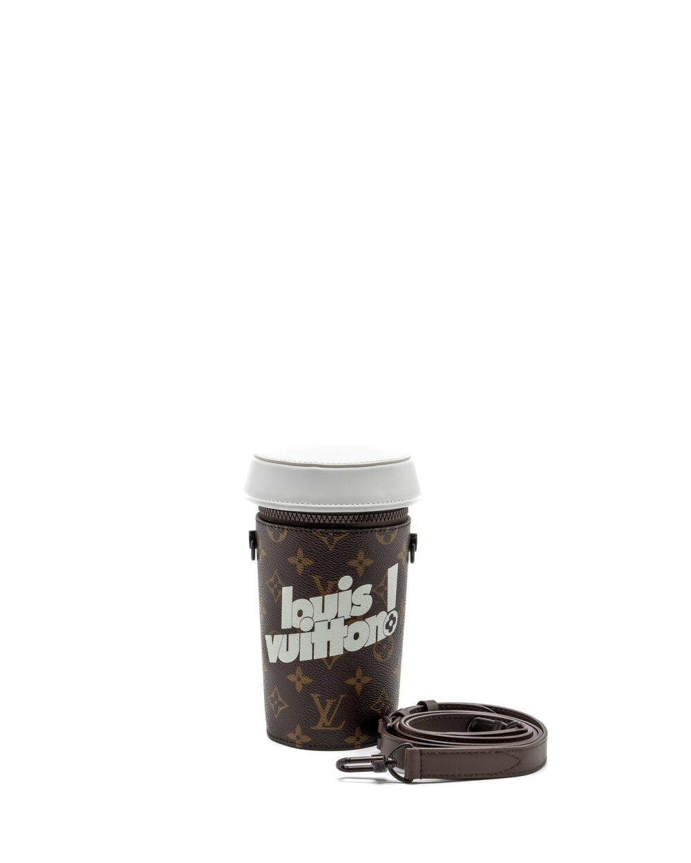 AAA Replica Louis Vuitton LV COFFEE CUP BAG LIMITED EDITION MONOGRAM CANVAS BROWN HARDWARE (NEW VERSION)