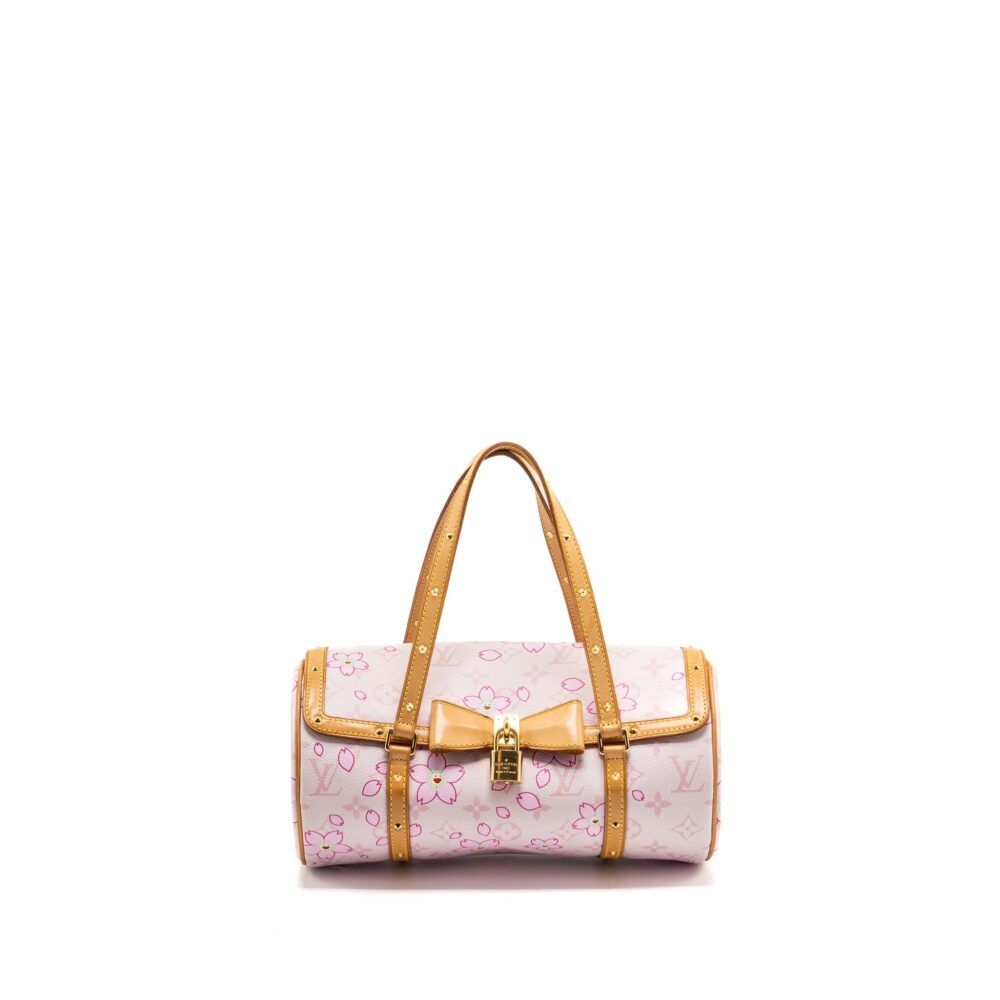 AAA Replica Louis Vuitton LV LIMITED EDITION CHERRY BLOSSOM PAPILLON BAG MONOGRAM CANVAS PINK GHW
