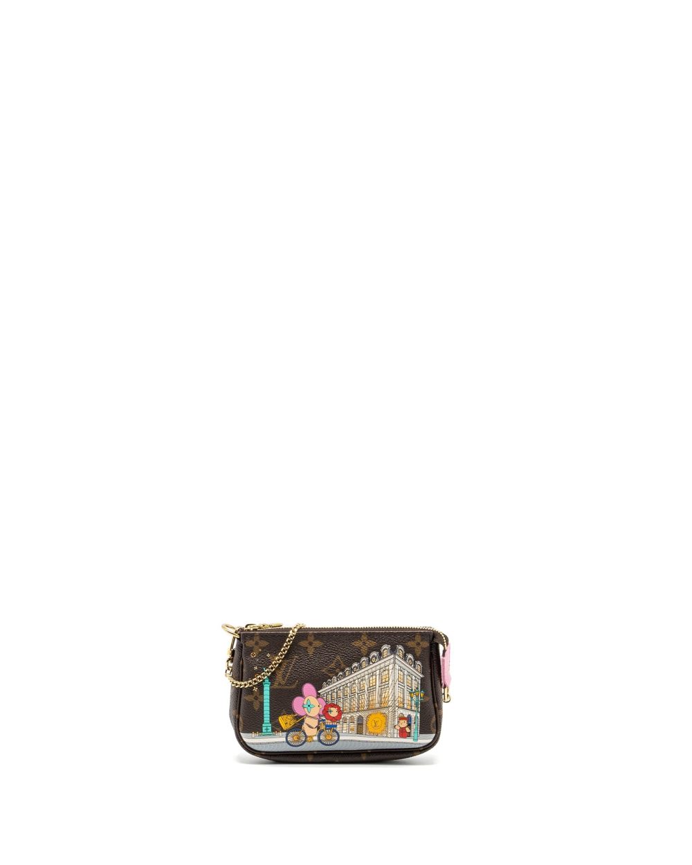 AAA Replica Louis Vuitton LV MINI POCHETTE HOLIDAY LIMITED PRINT MONOGRAM CANVAS GHW