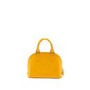 AAA Replica Louis Vuitton LV ALMA BB PATENT YELLOW LGHW