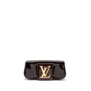 AAA Replica Louis Vuitton LV SOBE CLUTCH PATENT LEATHER DARK PURPLE GHW