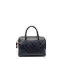 AAA Replica Louis Vuitton LV SPEEDY 25 BANDOULIERE MONOGRAM EMPREINTE NAVY/RED GHW