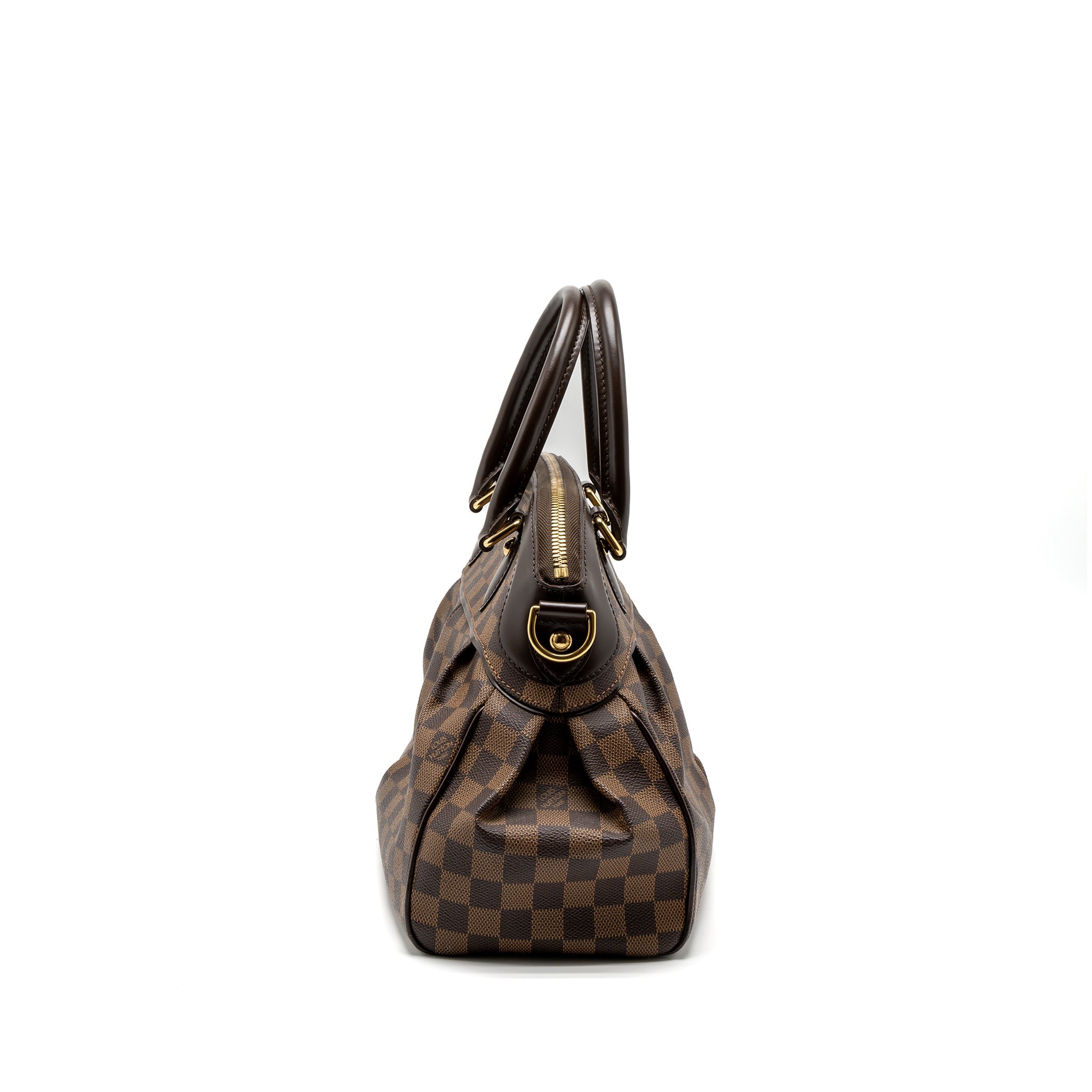 AAA Replica Louis Vuitton LV TREVI PM DAMIER EBENE CANVAS GHW