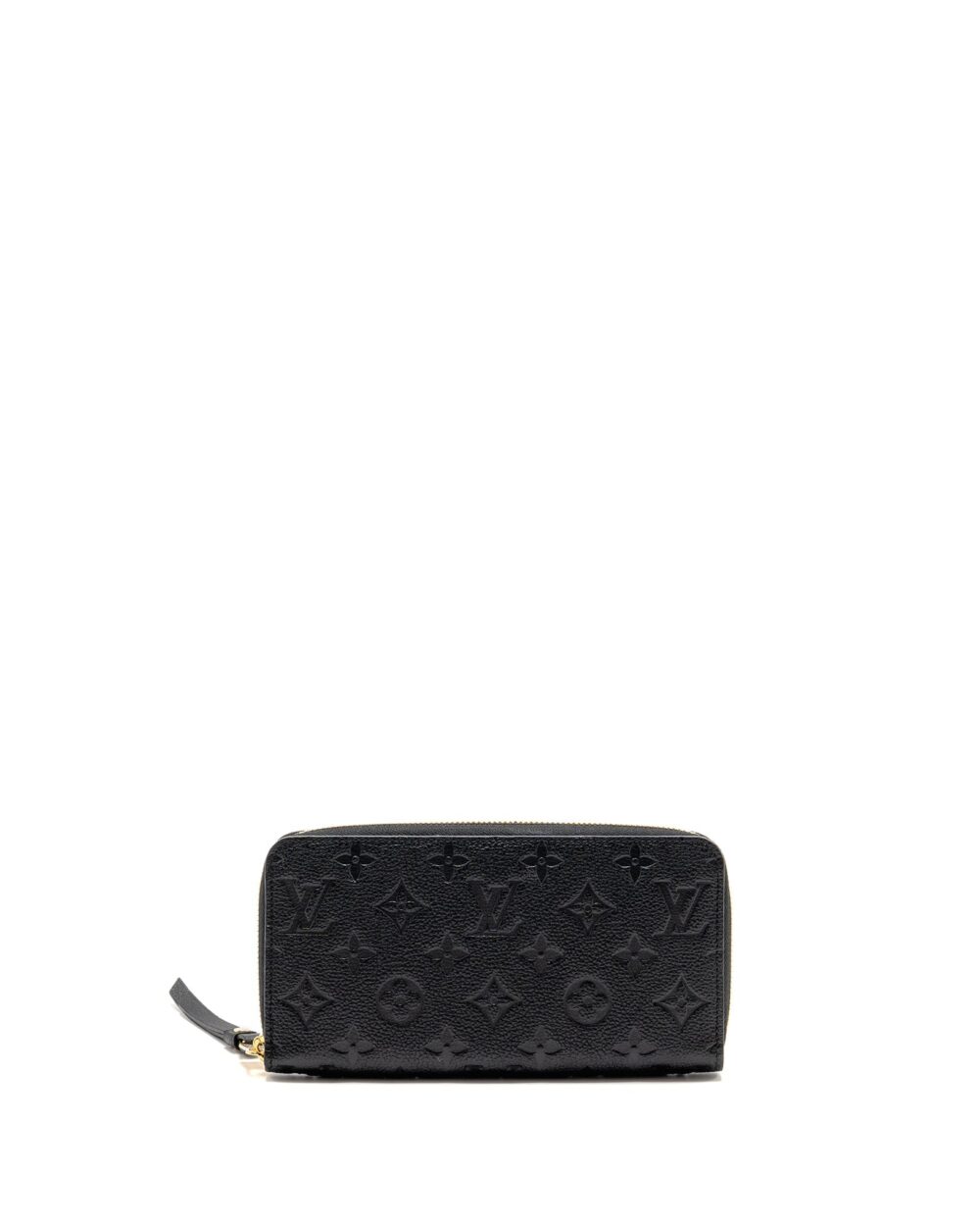 AAA Replica Louis Vuitton LV ZIPPY LONG WALLET EMBOSSED MONOGRAM EMPREINTE LEATHER BLACK GHW