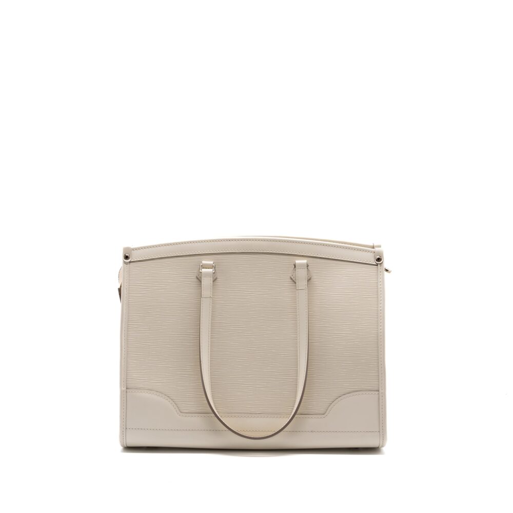 AAA Replica Louis Vuitton LV MADELEINE GM TOTE BAG EPI WHITE SHW