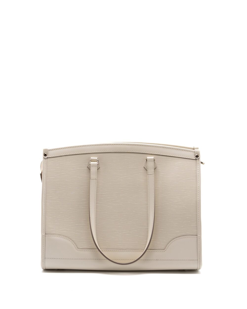 AAA Replica Louis Vuitton LV MADELEINE GM TOTE BAG EPI WHITE SHW