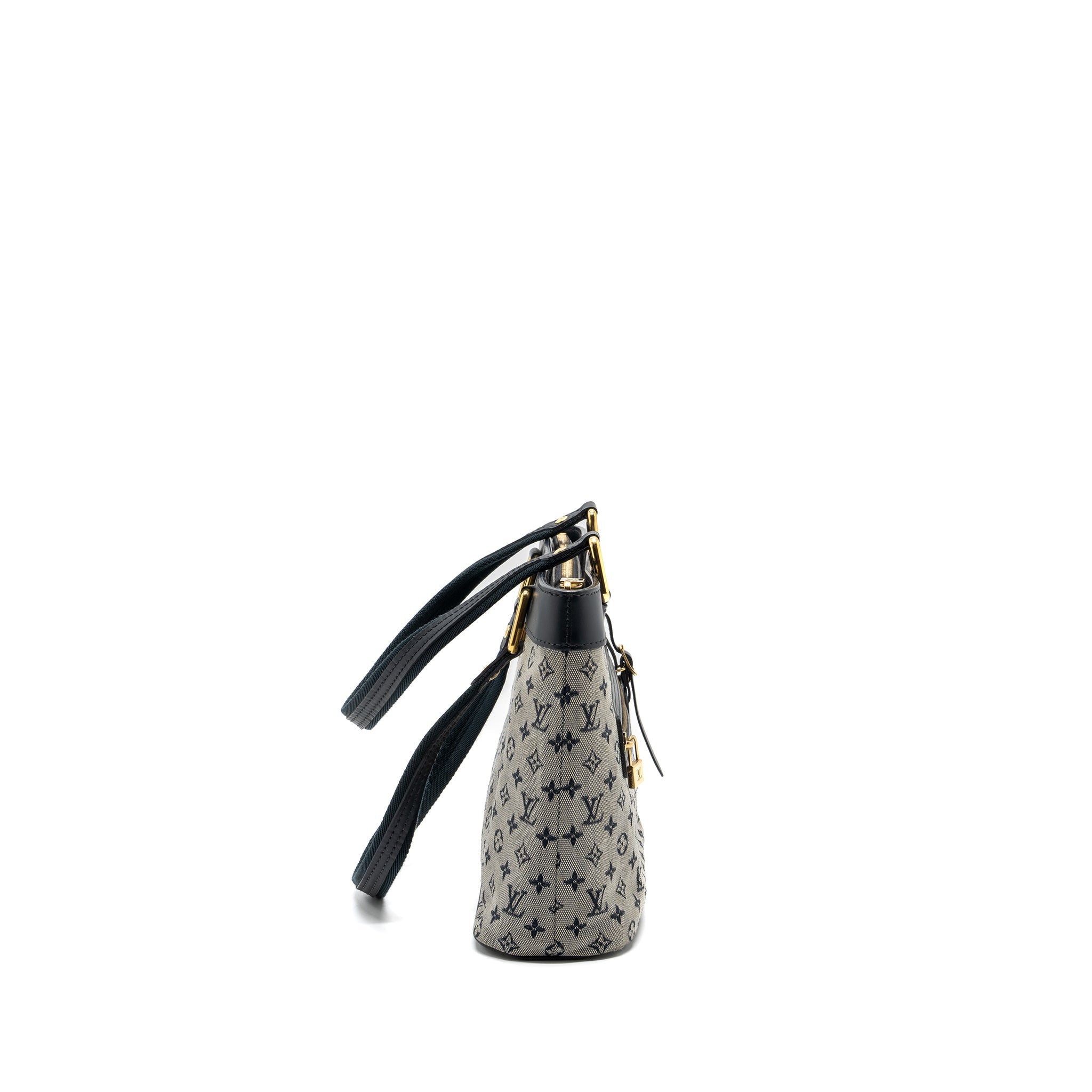 AAA Replica Louis Vuitton LV VINTAGE ZIP TOTE BAG FABRIC BLUE GHW