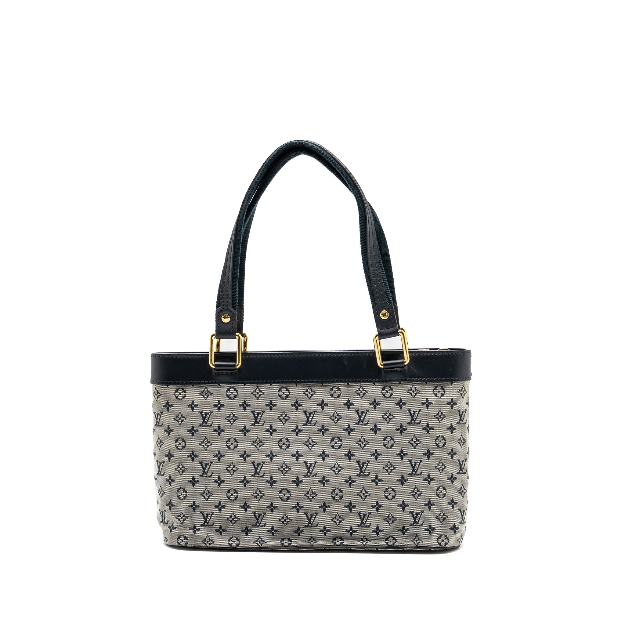 AAA Replica Louis Vuitton LV VINTAGE ZIP TOTE BAG FABRIC BLUE GHW