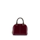 AAA Replica Louis Vuitton LV ALMA BB VERNI MIROIR PATENT DARK PINK GHW