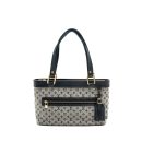 AAA Replica Louis Vuitton LV VINTAGE ZIP TOTE BAG FABRIC BLUE GHW