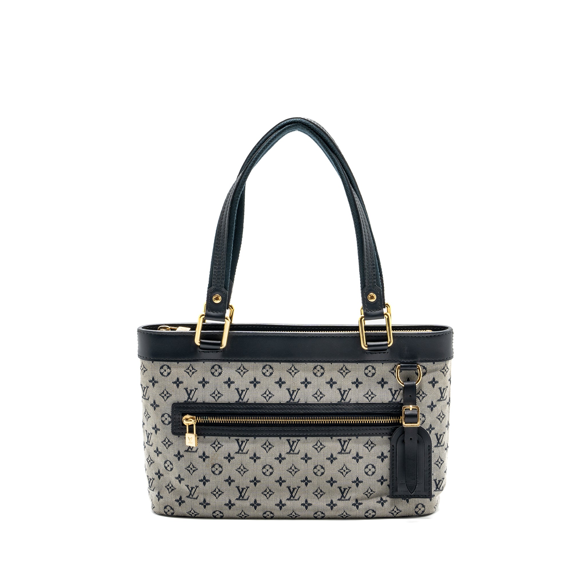 AAA Replica Louis Vuitton LV VINTAGE ZIP TOTE BAG FABRIC BLUE GHW