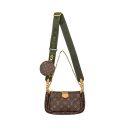 AAA Replica Louis Vuitton LV MULTI POCHETTE MONOGRAM CANVAS / KHAKI STRAP GHW