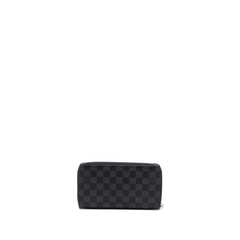 AAA Replica Louis Vuitton LV ZIPPY ORGANISER DAMIER GRAPHITE CANVAS BLACK SHW