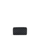 AAA Replica Louis Vuitton LV ZIPPY ORGANISER DAMIER GRAPHITE CANVAS BLACK SHW