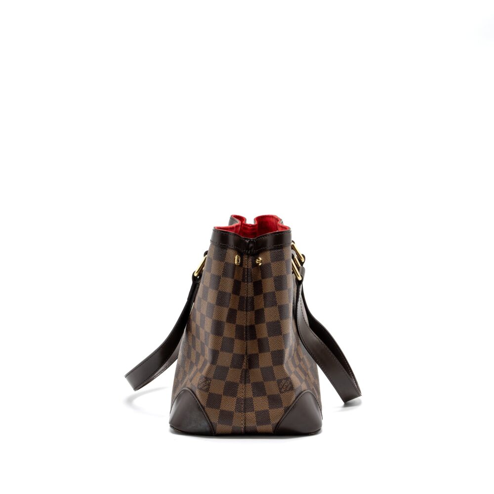 AAA Replica Louis Vuitton LV HAMPSTEAD TOTE BAG DAMIER EBENE GHW