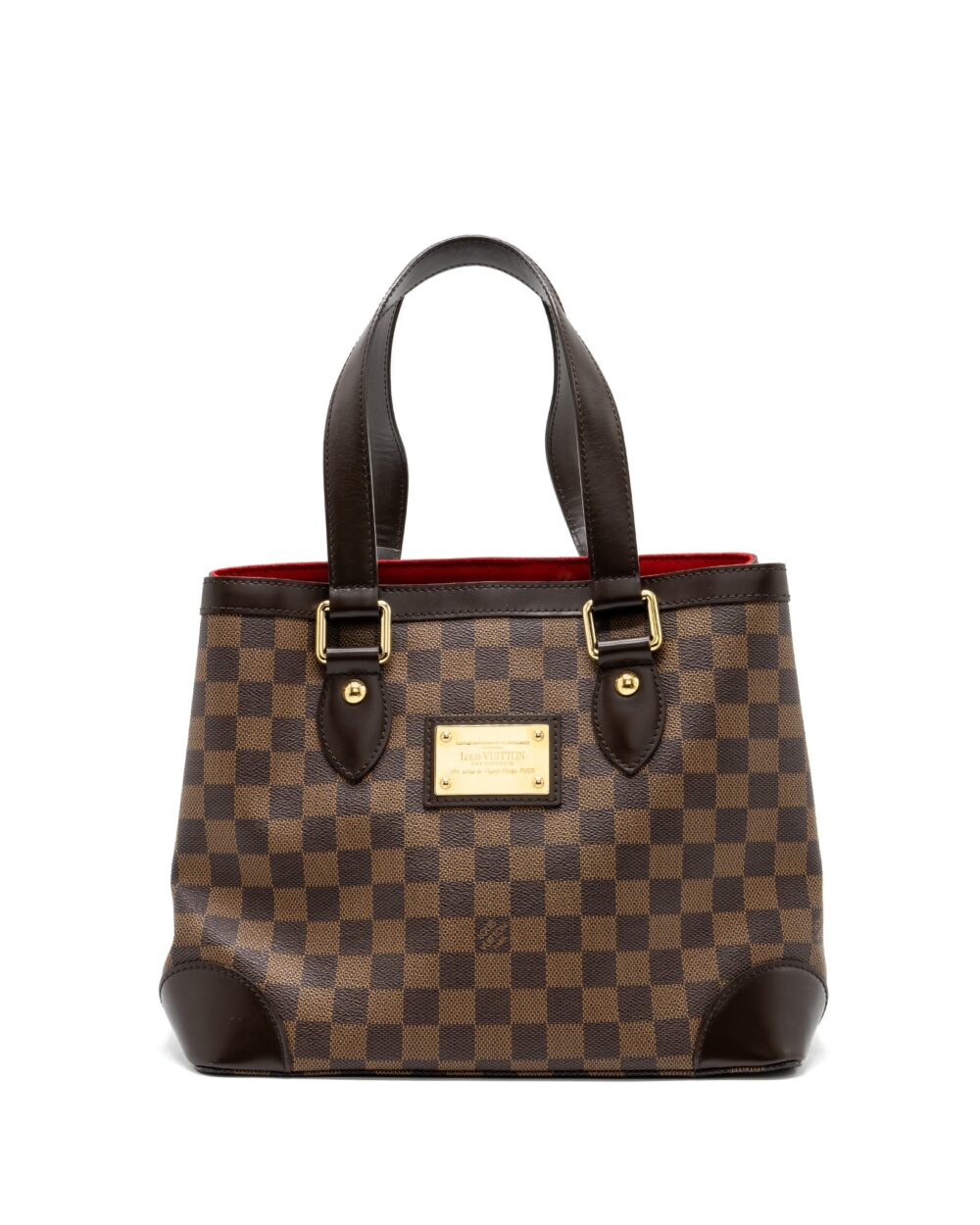 AAA Replica Louis Vuitton LV HAMPSTEAD TOTE BAG DAMIER EBENE GHW