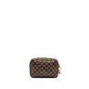 AAA Replica Louis Vuitton LV POUCH DAMIER EBENE GHW