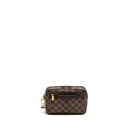 AAA Replica Louis Vuitton LV POUCH DAMIER EBENE GHW