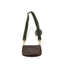 AAA Replica Louis Vuitton LV MULTI POCHETTE ACCESSORIES MONOGRAM CANVAS KHAKI GHW