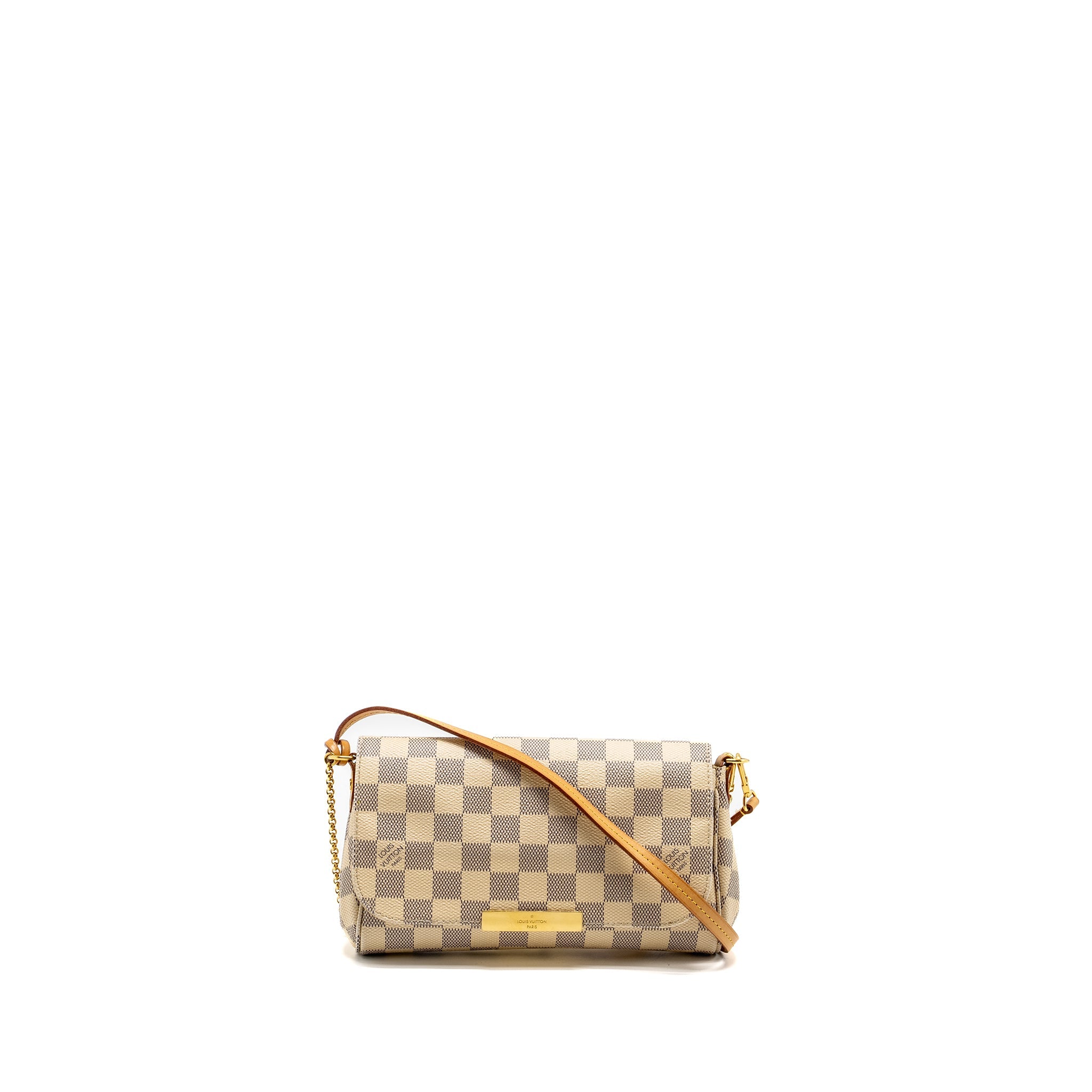 AAA Replica Louis Vuitton LV FAVORITE PM DAMIER AZUR CANVAS GHW