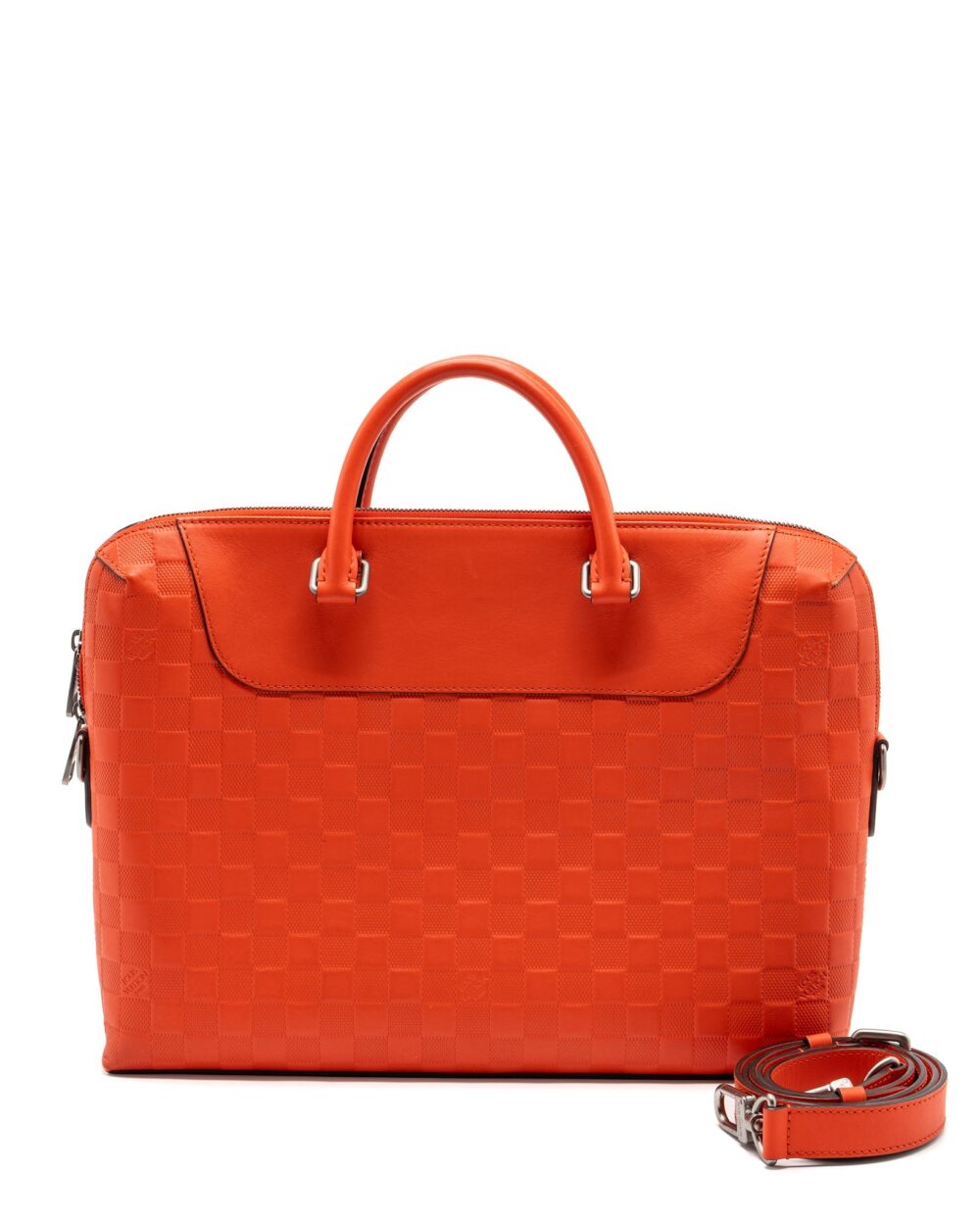 AAA Replica Louis Vuitton LV PORTE-DOCUMENTS JOUR DAMIER INFINI ORANGE SHW