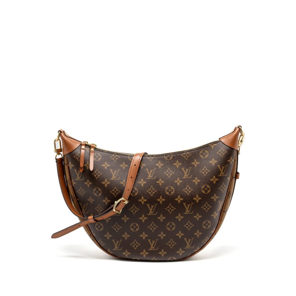 AAA Replica Louis Vuitton LV LOOP HOBO BAG MONOGRAM CANVAS GHW