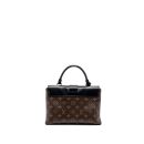 AAA Replica Louis Vuitton LV TOP HANDLE FLAP BAG MONOGRAM CANVAS / CALFSKIN BLACK GHW