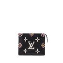 AAA Replica Louis Vuitton LV WILD AT HEART TOILETRY POCHETTE CANVAS BLACK / WHITE/ PINK GHW