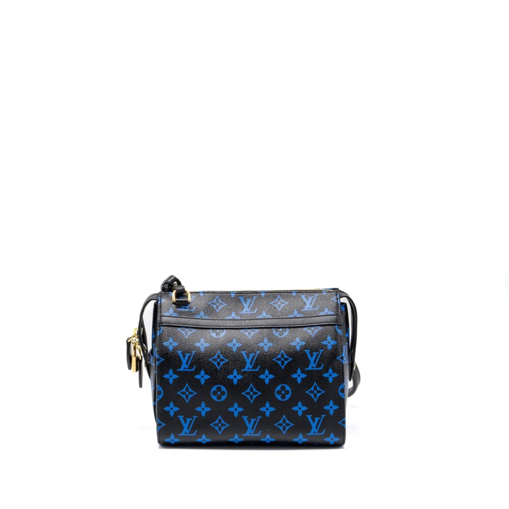 AAA Replica Louis Vuitton LV SPEEDY AMAZON COLOURED MONOGRAM CANVAS BLUE/BLACK GHW