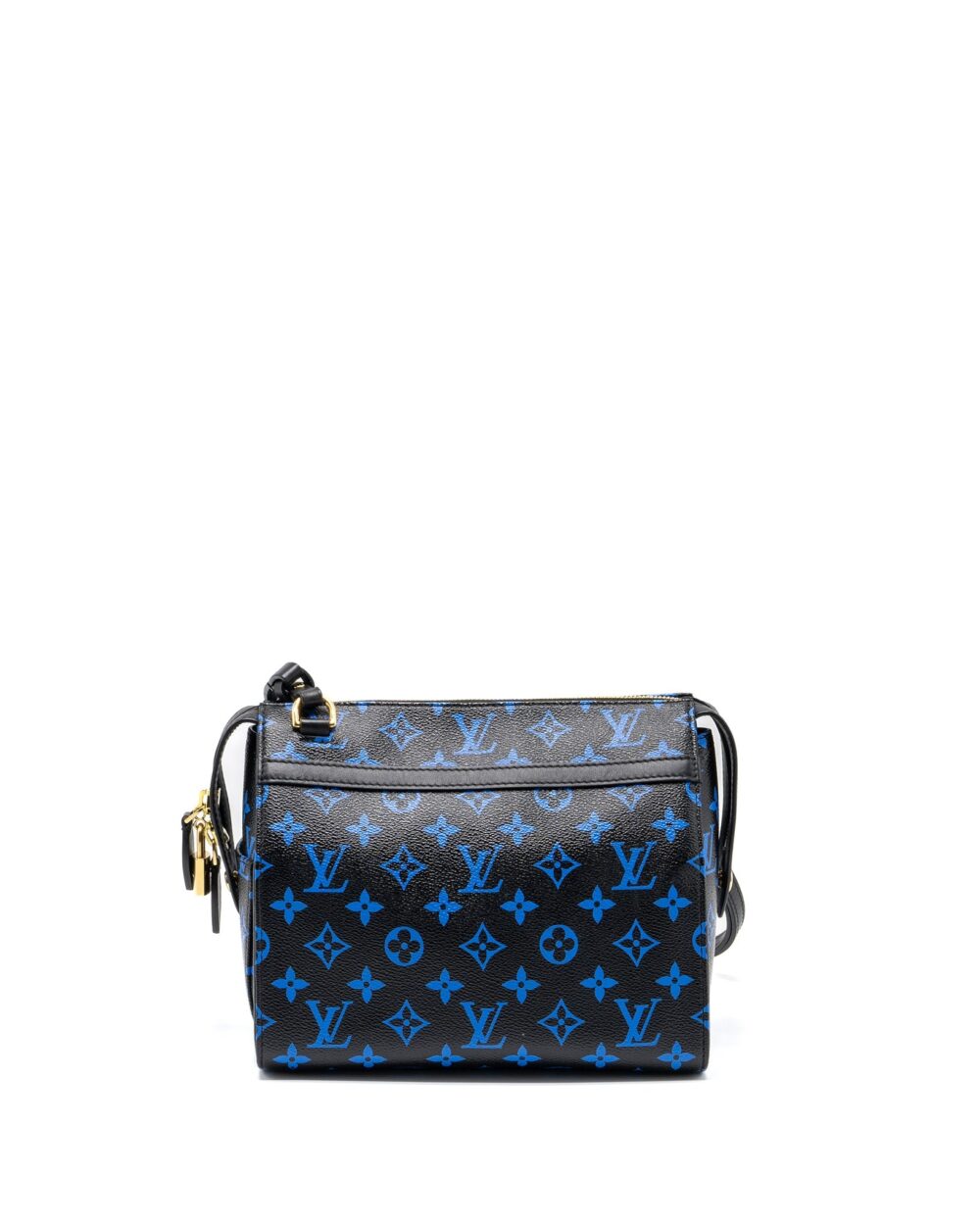 AAA Replica Louis Vuitton LV SPEEDY AMAZON COLOURED MONOGRAM CANVAS BLUE/BLACK GHW