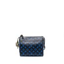 AAA Replica Louis Vuitton LV SPEEDY AMAZON COLOURED MONOGRAM CANVAS BLUE/BLACK GHW
