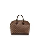AAA Replica Louis Vuitton LV ALMA PM DAMIER EBENE CANVAS GHW