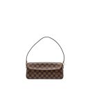 AAA Replica Louis Vuitton LV VINTAGE FLAP SHOULDER BAG DAMIER EBENE GHW