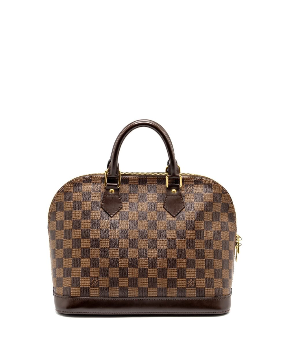 AAA Replica Louis Vuitton LV ALMA PM DAMIER EBENE CANVAS GHW