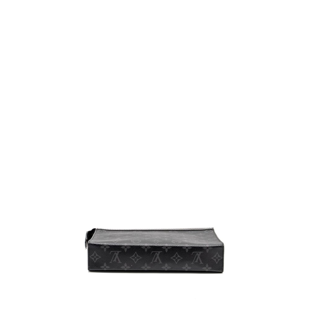 AAA Replica Louis Vuitton LV POCHETTE VOYAGE MONOGRAM CANVAS BLACK SHW