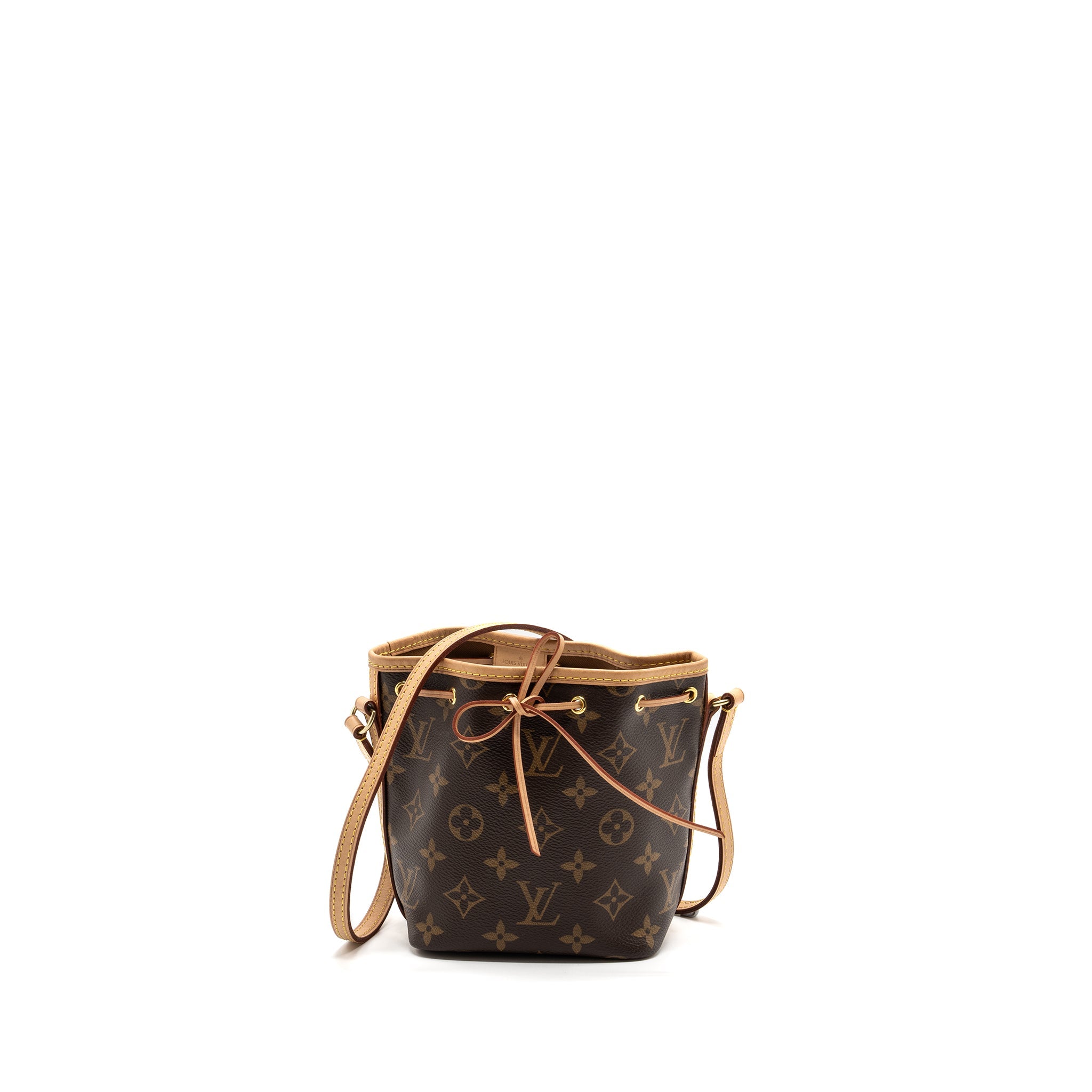 AAA Replica Louis Vuitton LV NANO NOE MONOGRAM CANVAS GHW