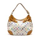 AAA Replica Louis Vuitton LV MURAKAMI GRETA BAG MONOGRAM CANVAS WHITE/MULTICOLOUR GHW