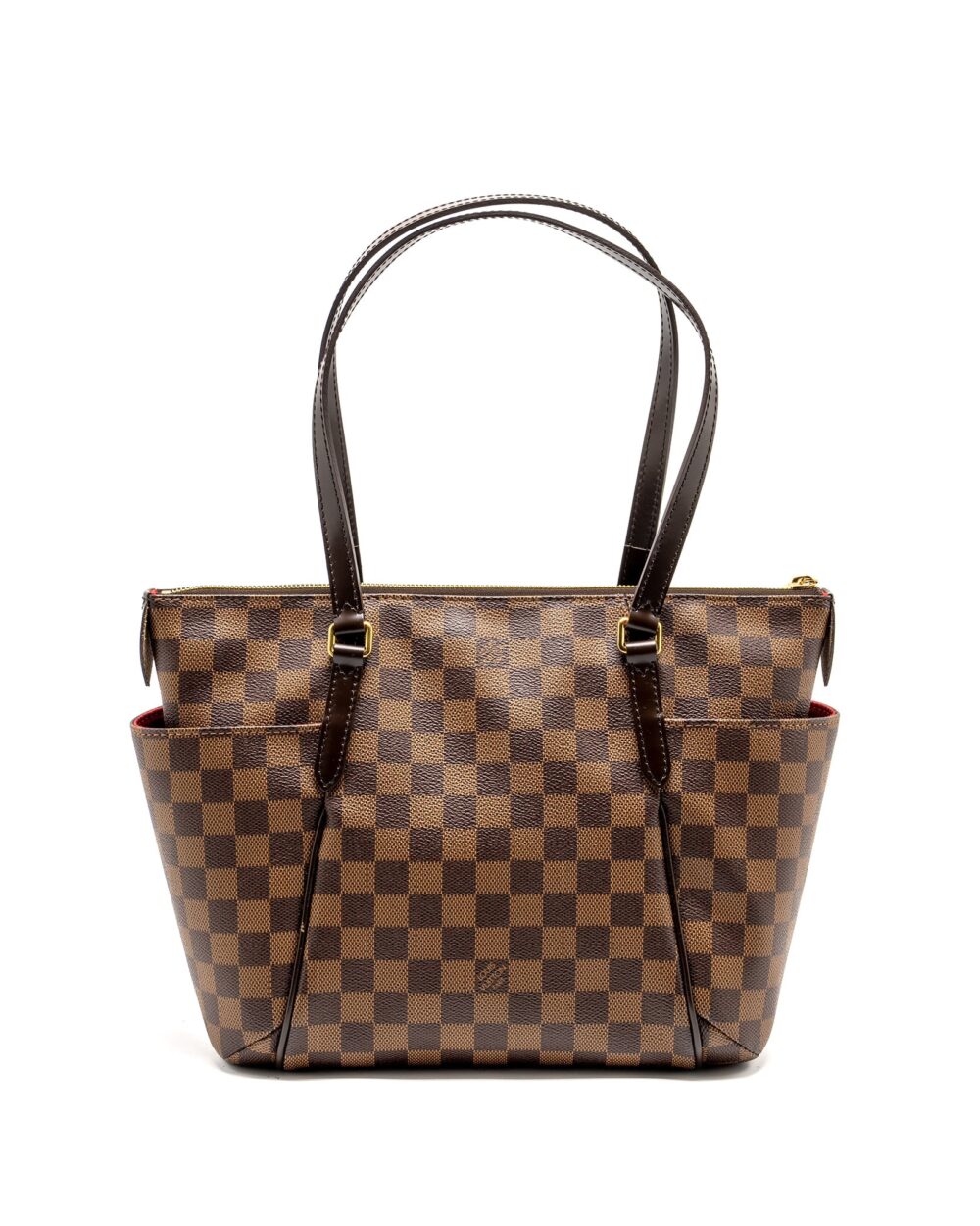 AAA Replica Louis Vuitton LV TOTALLY PM TOTE BAG DAMIER EBENE CANVAS GHW