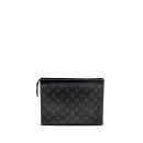 AAA Replica Louis Vuitton LV POCHETTE VOYAGE MONOGRAM CANVAS BLACK SHW