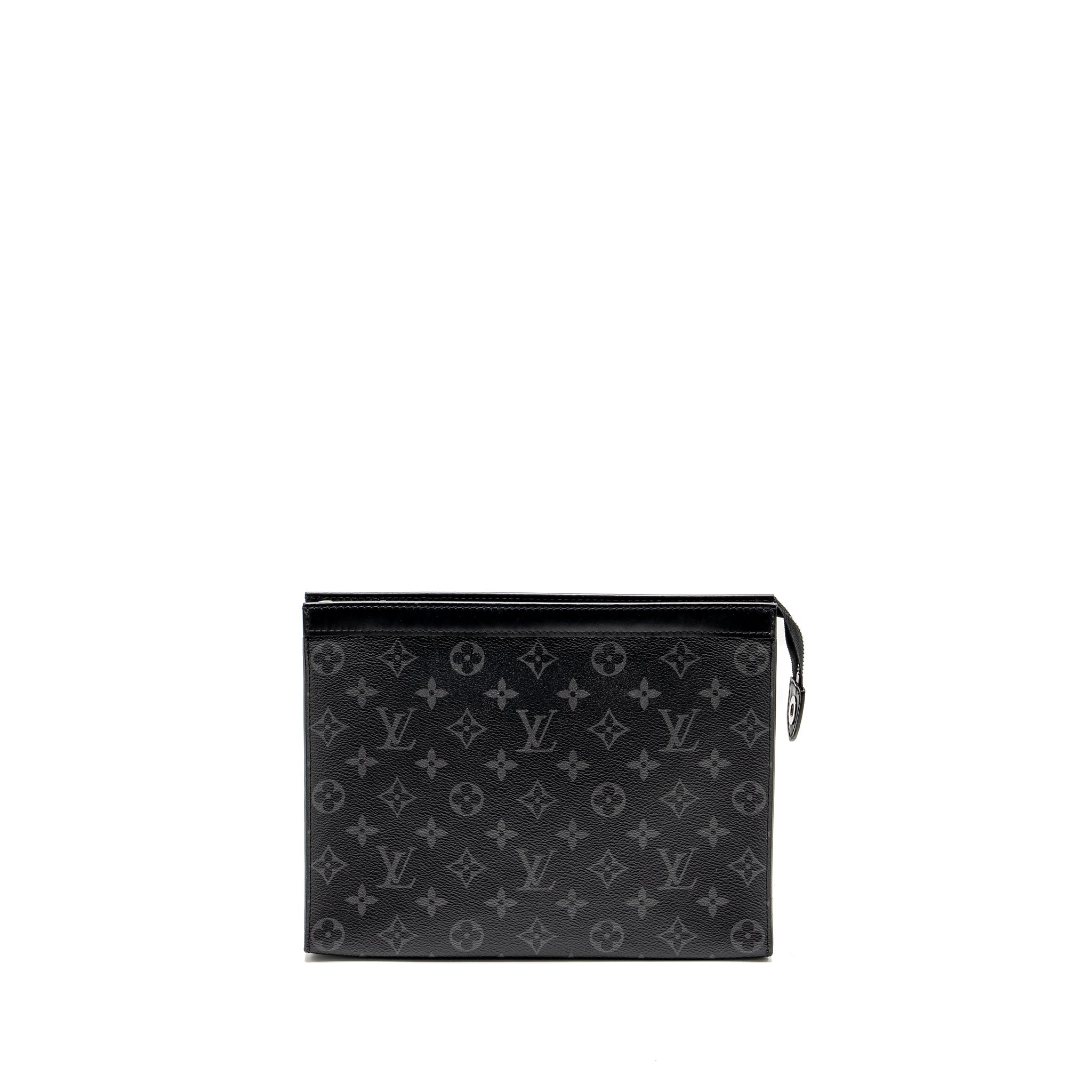 AAA Replica Louis Vuitton LV POCHETTE VOYAGE MONOGRAM CANVAS BLACK SHW