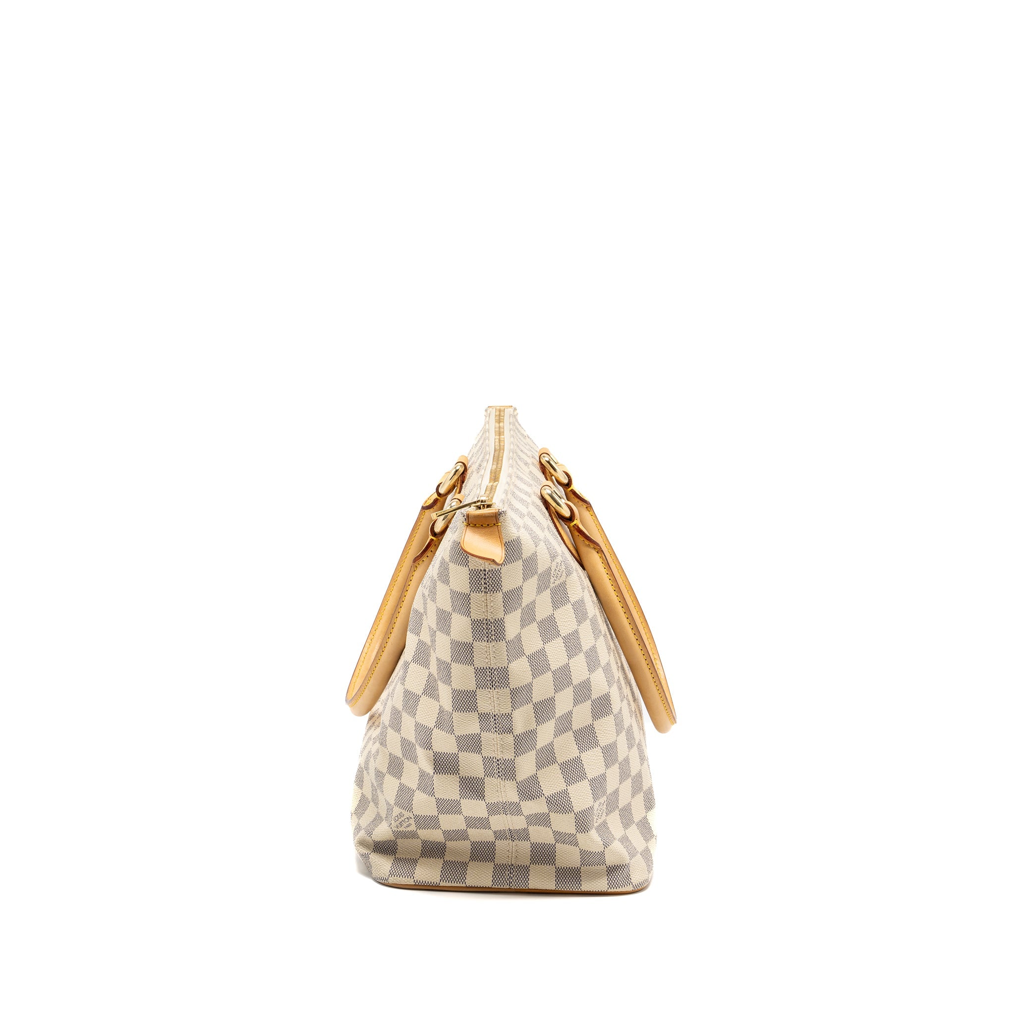 AAA Replica Louis Vuitton LV SALEYA MM DAMIER AZUR CANVAS GHW