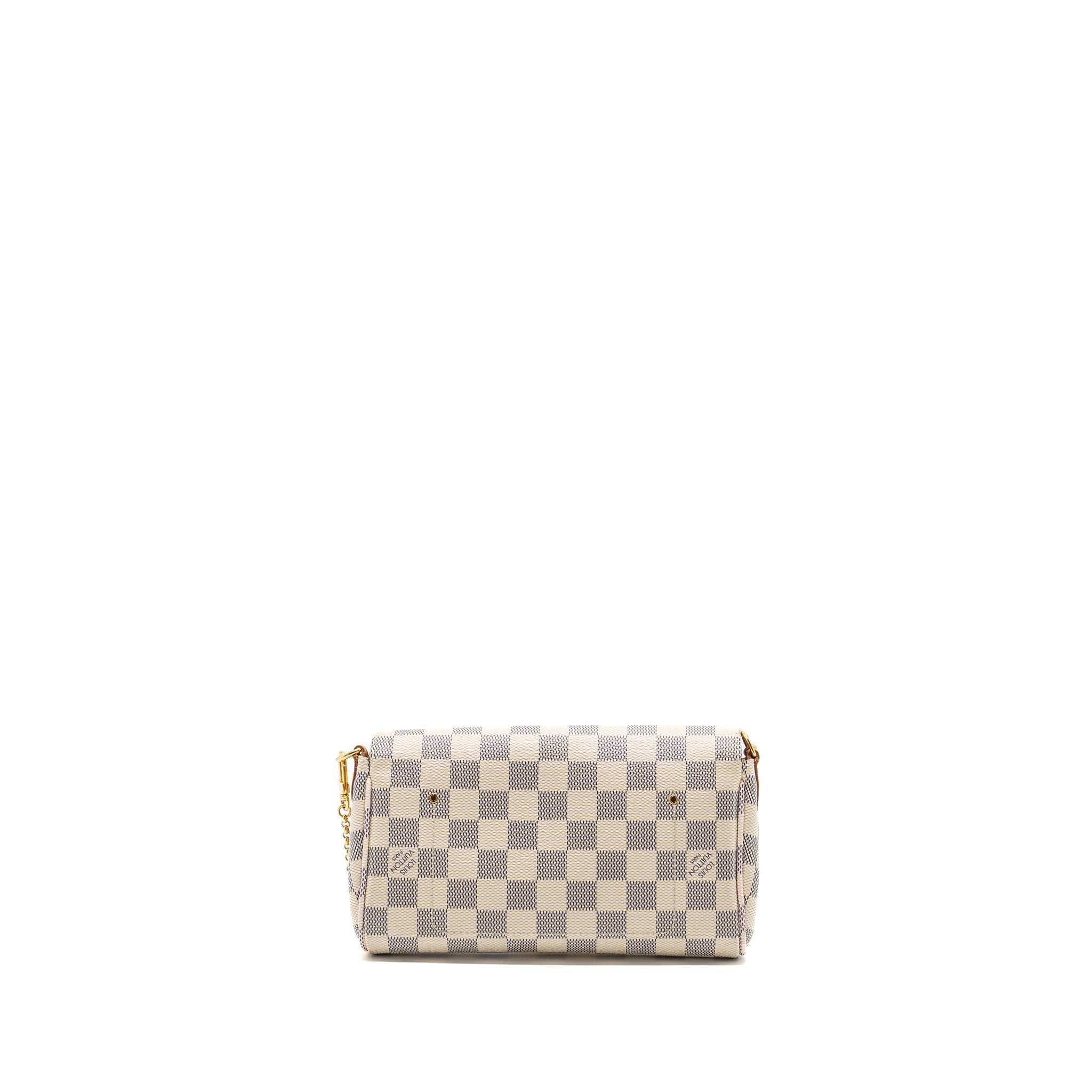 AAA Replica Louis Vuitton LV FAVOURITE PM DAMIER AZUR CANVAS GHW
