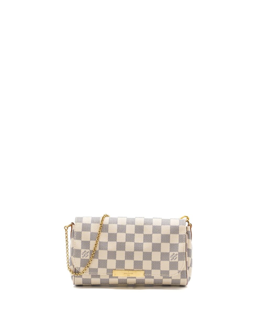 AAA Replica Louis Vuitton LV FAVOURITE PM DAMIER AZUR CANVAS GHW