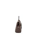 AAA Replica Louis Vuitton LV CLUNY BB DAMIER EBENE/PINK GHW