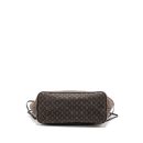 AAA Replica Louis Vuitton LV VINTAGE NEVERFULL MM FABRIC DARK BROWN GHW