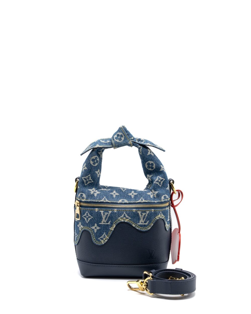 AAA Replica Louis Vuitton LV JAPANESE CRUISER BAG LIMITED EDITION MONOGRAM DENIM/LEATHER BLUE GHW(NEW VERSION)