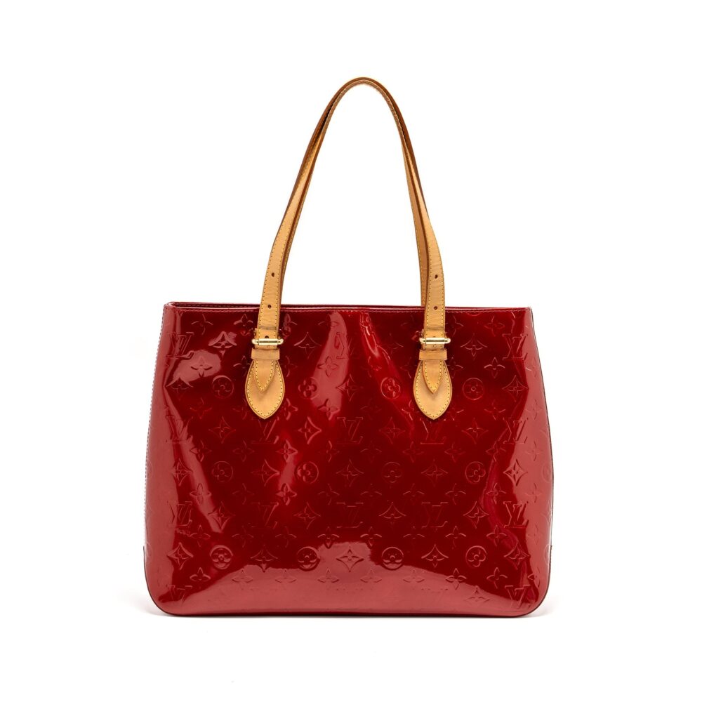 AAA Replica Louis Vuitton LV ZIP TOTE BAG PATENT RED GHW