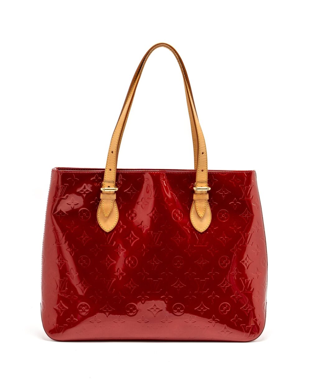 AAA Replica Louis Vuitton LV ZIP TOTE BAG PATENT RED GHW
