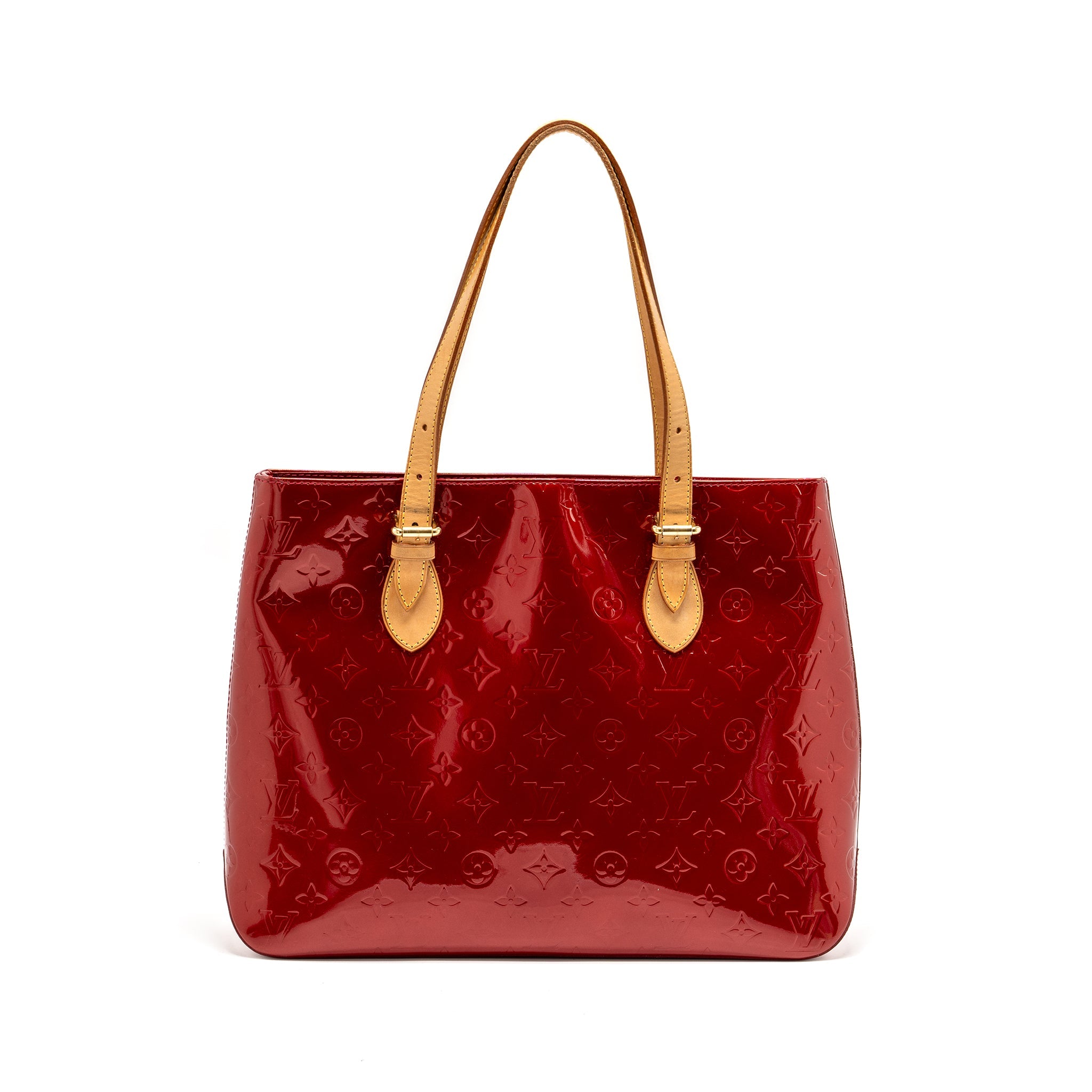 AAA Replica Louis Vuitton LV ZIP TOTE BAG PATENT RED GHW